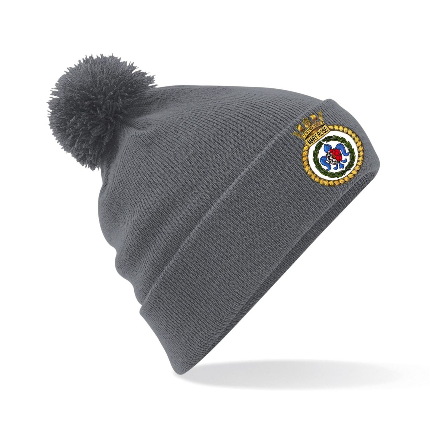 Basingstoke Sea Cadets - Adults Grey Bobble Hat BC426