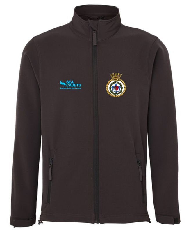 Basingstoke Sea Cadets - Adults Charcoal Softshell Jacket (STAFF ONLY) RX500