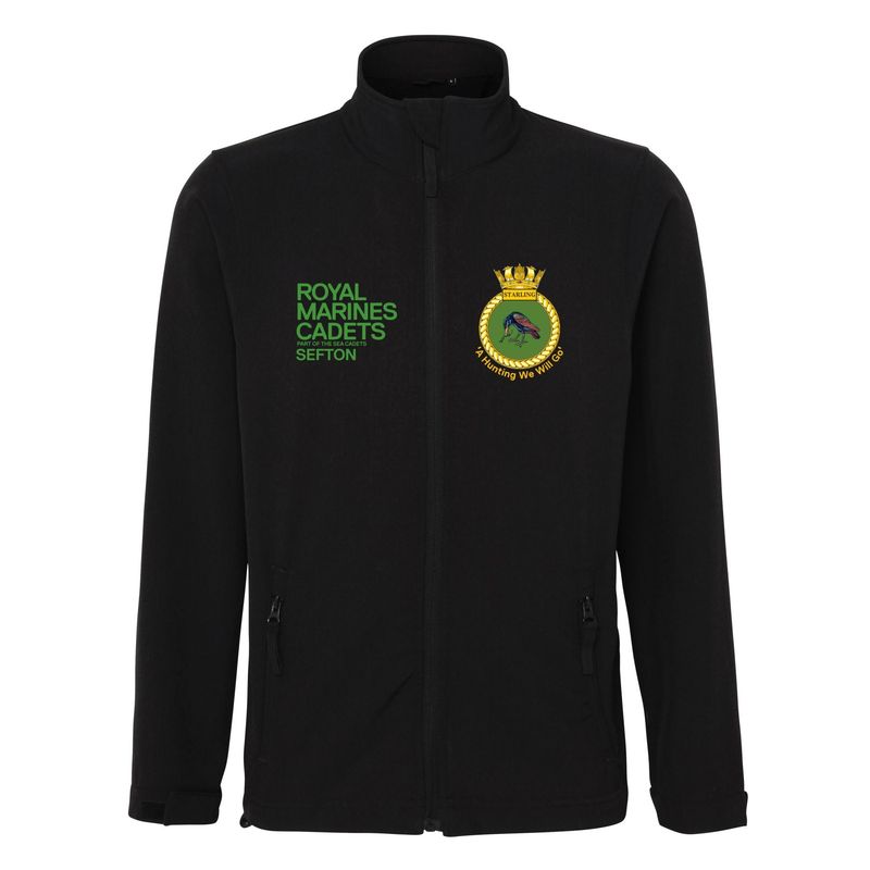 Sefton Sea Cadets - RMC Black Adults Softshell Jacket RX500