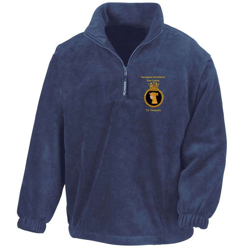 Harrogate Sea Cadets - INSTRUCTOR Navy 1/4 Zip Fleece RE33A