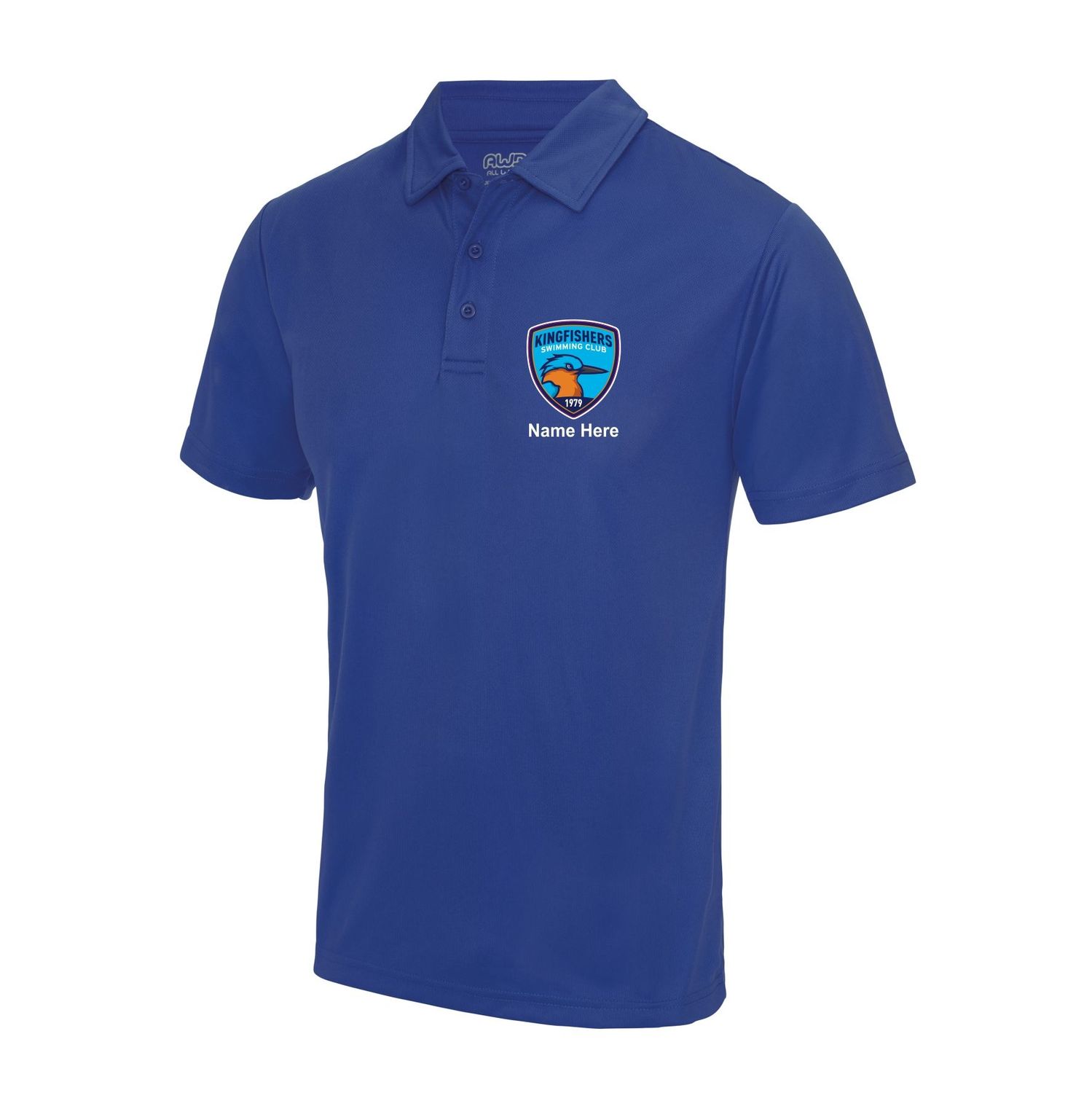 Adult Kingfisher Swimming Club Cool Tec Polo