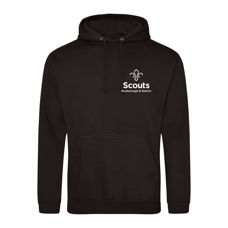 Scarborough & District Scouts  - Adult Black Hoodie JH001