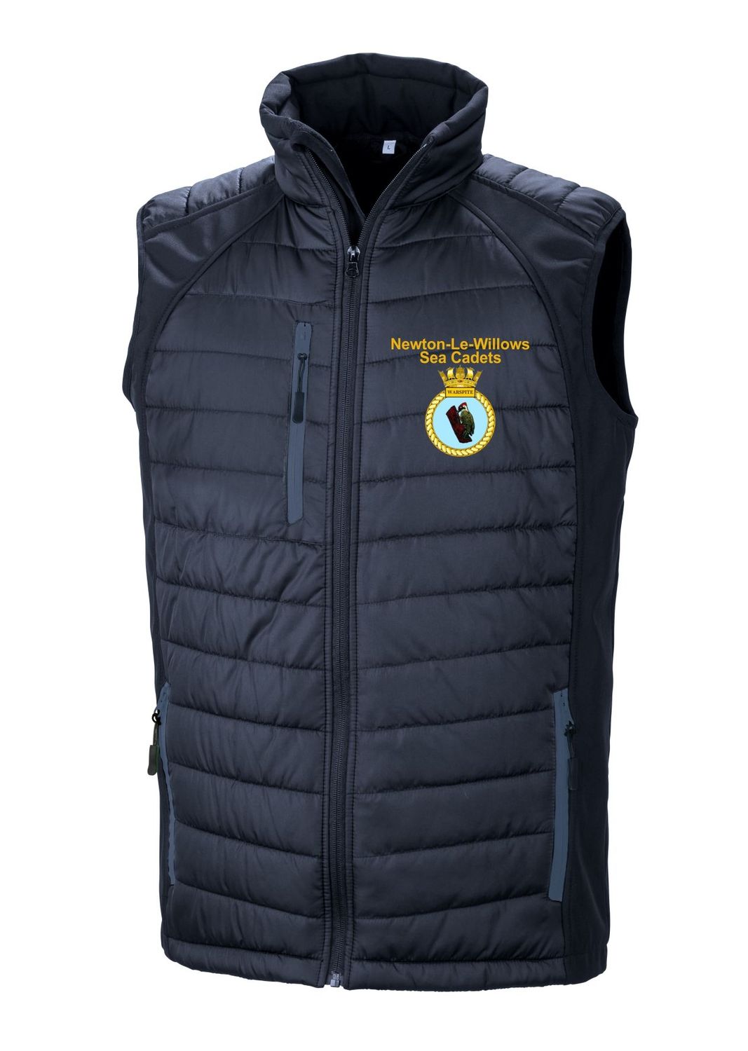 Newton-Le-Willows Sea Cadets - Adults Navy Compass Gilet  R238X