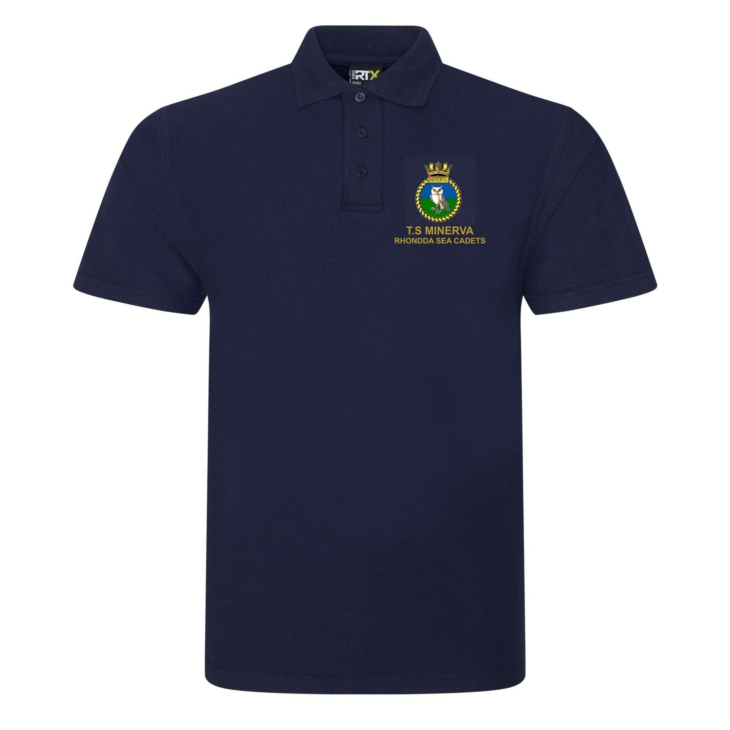 Rhondda Sea Cadets - Kids Cotton Navy Polo SS417