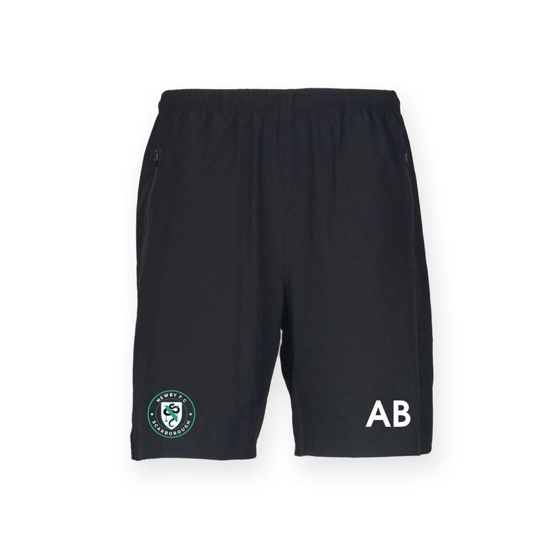 Newby FC - Adults Black Sports Shorts LV817