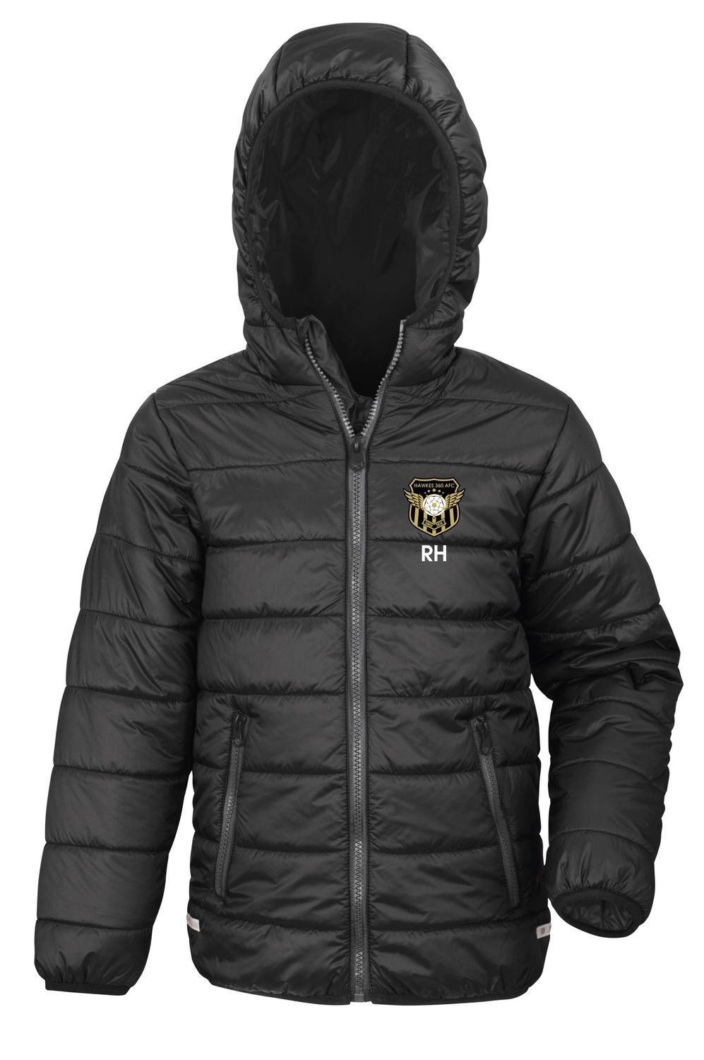 Hawkes Football -  Adults Black Jacket