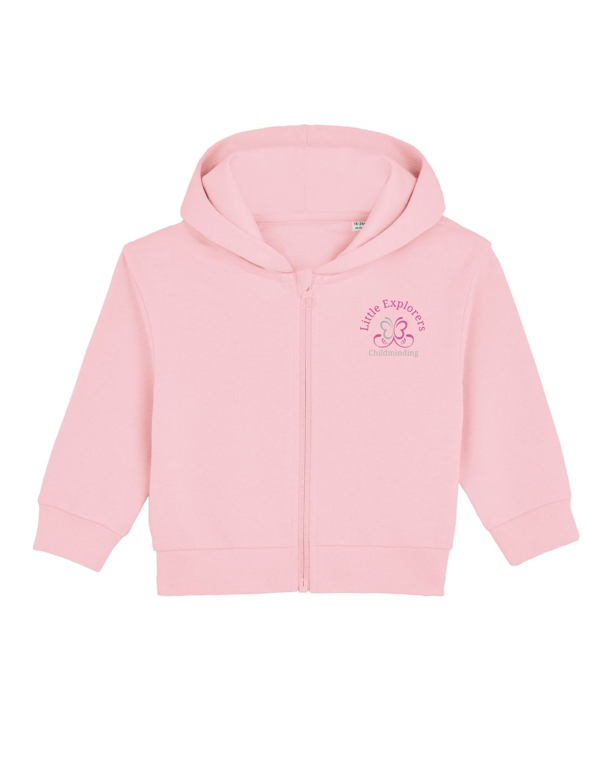 Little Explorers - Baby Zip Hoodie SX229 Little Explorers - Baby Zip Hoodie SX229