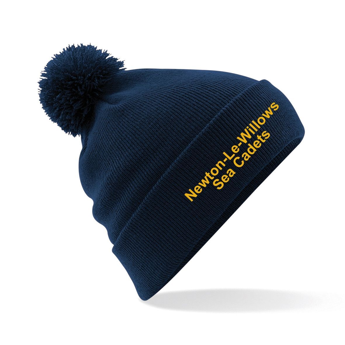 Newton-Le-Willows Sea Cadets - Adults Navy Bobble Hat BC426 Newton-Le-Willows Sea Cadets - Adults Navy Bobble Hat BC426