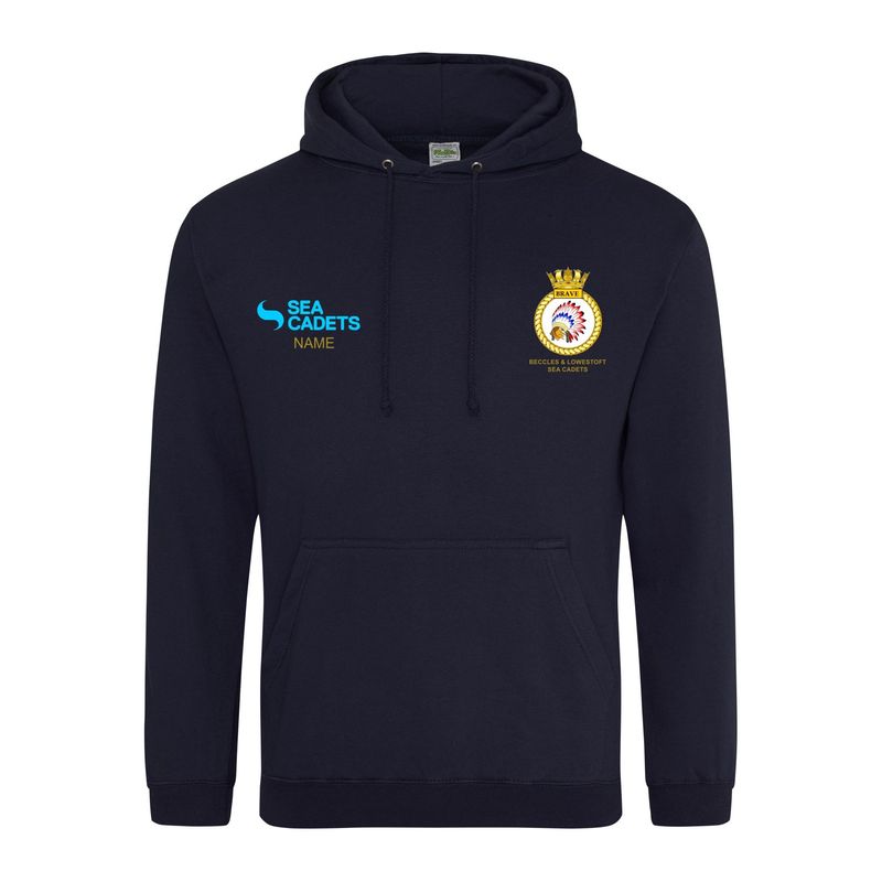 Beccles & Lowestoft Sea Cadets - Adult Navy Hoodie JH001 Beccles & Lowestoft Sea Cadets - Adult Navy Hoodie JH001