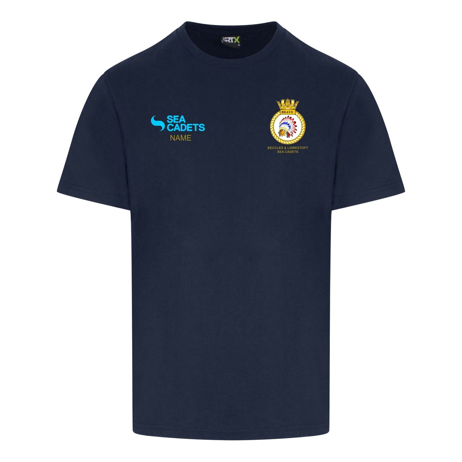 Beccles & Lowestoft Sea Cadets - Adults Navy Cotton T-Shirt RX151 Beccles & Lowestoft Sea Cadets - Adults Navy Cotton T-Shirt RX151