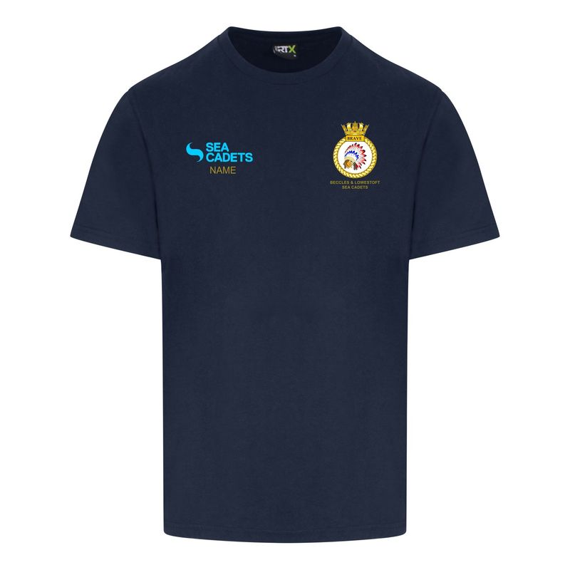 Beccles & Lowestoft Sea Cadets - Adults Navy Cotton T-Shirt RX151 Beccles & Lowestoft Sea Cadets - Adults Navy Cotton T-Shirt RX151