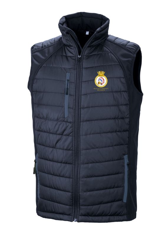 Beccles & Lowestoft Sea Cadets - Adults Navy Compass Gilet R238X Beccles & Lowestoft Sea Cadets - Adults Navy Compass Gilet R238X