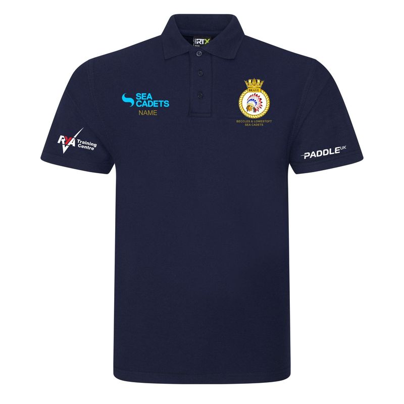 Beccles & Lowestoft Sea Cadets - INSTRUCTOR Adult Cotton Navy Polo RX101 Beccles & Lowestoft Sea Cadets - INSTRUCTOR Adult Cotton Navy Polo RX101