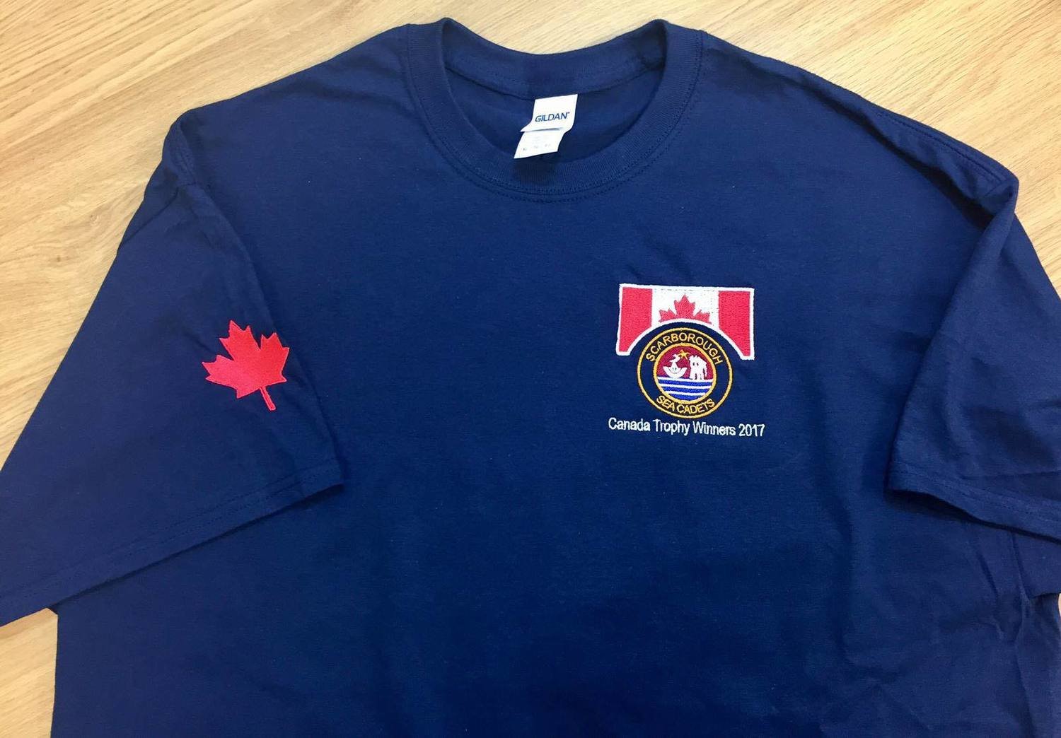 Adults' Navy Sea Cadets T Shirt (Canada Trophy Edition)
