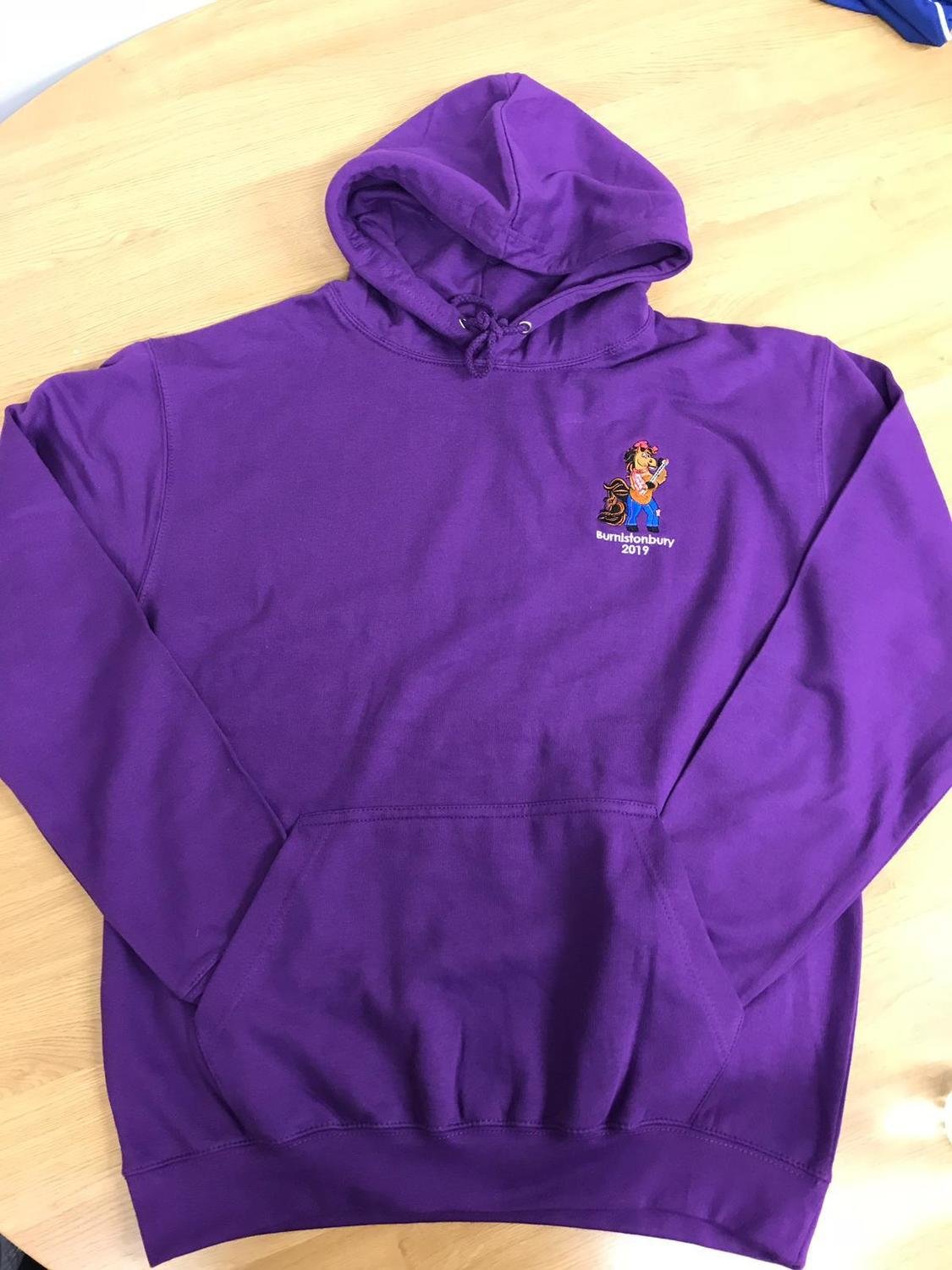 purple hoodie