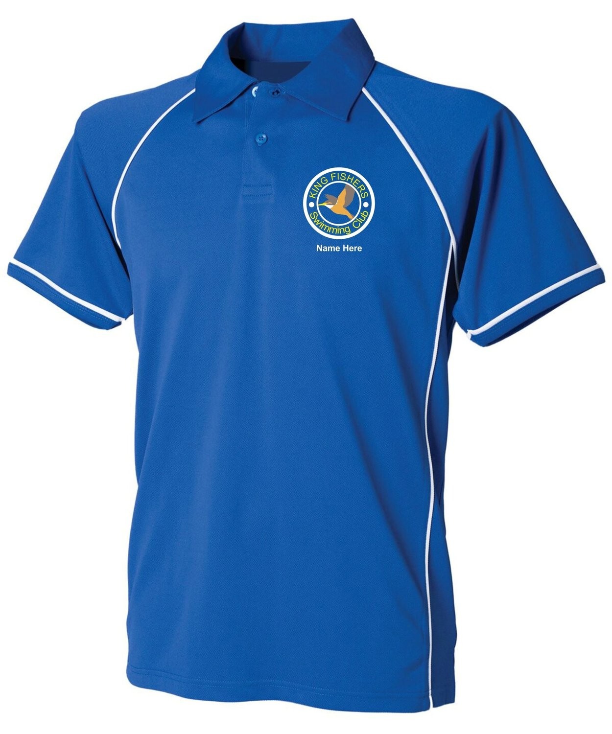 Kids' Kingfishers Swimming Club Cool Tec Polo Shirt