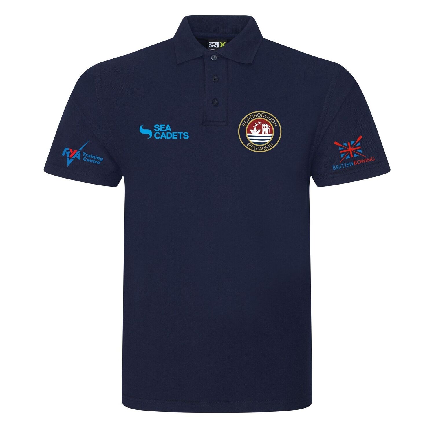 Scarborough Sea Cadets Navy Blue Polo Shirt (INSTRUCTOR ONLY) RX101 Scarborough Sea Cadets Navy Blue Polo Shirt (INSTRUCTOR ONLY) RX101