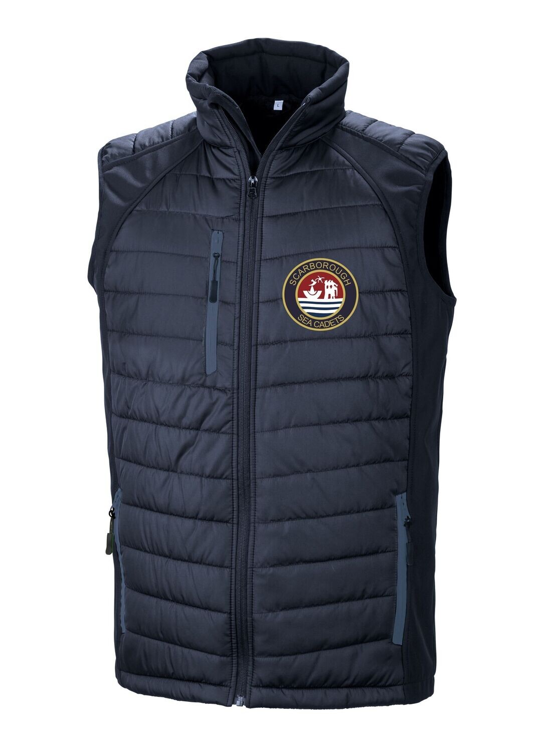 Scarborough Navy Blue Sea Cadets Compass Gilet R238X Scarborough Navy Blue Sea Cadets Compass Gilet R238X