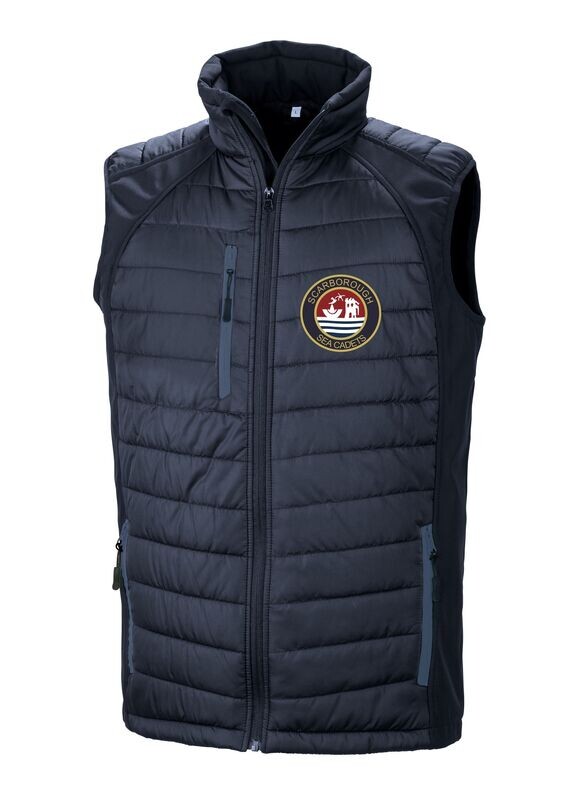 Scarborough Navy Blue Sea Cadets Compass Gilet R238X Scarborough Navy Blue Sea Cadets Compass Gilet R238X