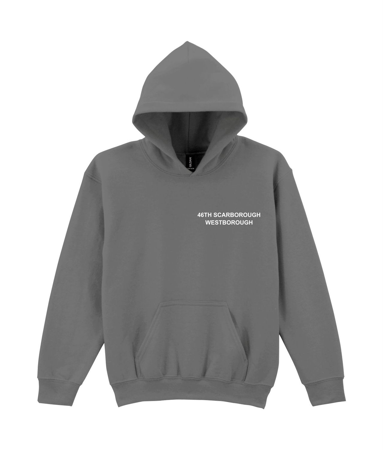 46th Westborough - Kids Charcoal Hoodie GD57B