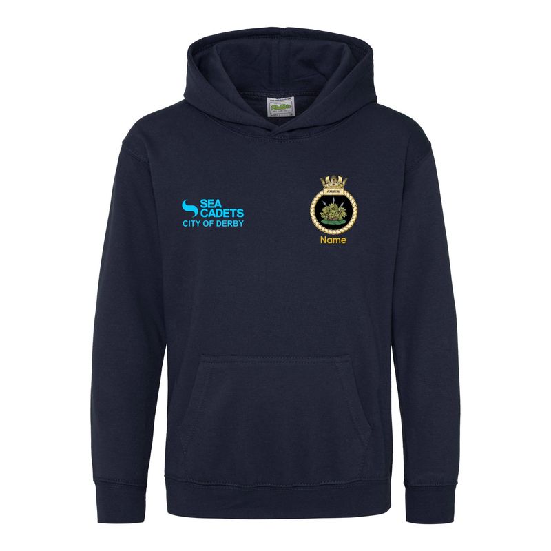 City Of Derby Sea Cadets - Kids Navy Hoodie JH01J