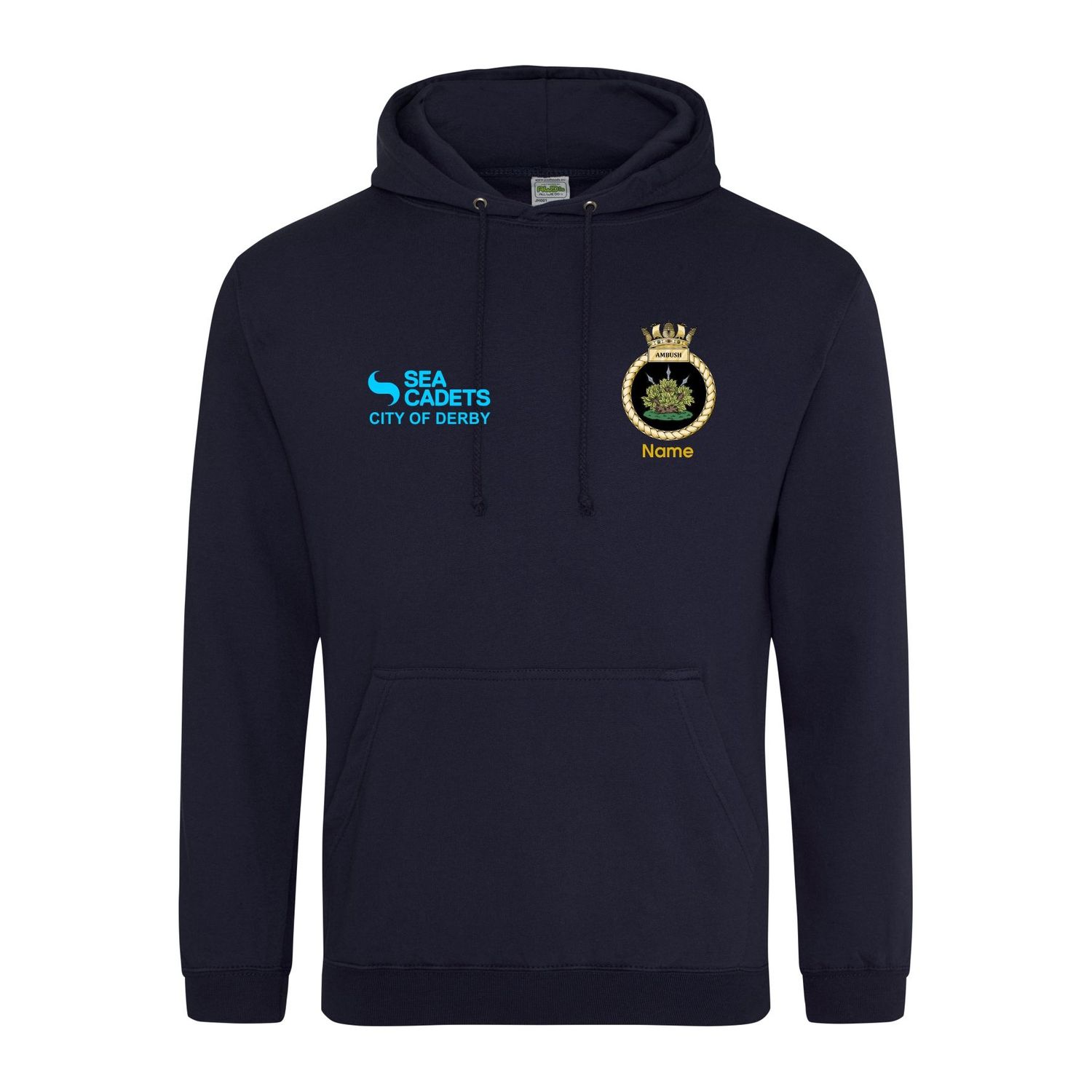 City Of Derby Sea Cadets - Adult Navy Hoodie JH001
