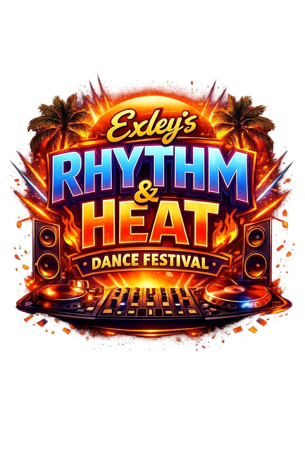 Exley's Studio - RHYTHM & HEAT DANCE FESTIVAL STUDENT T-SHIRT