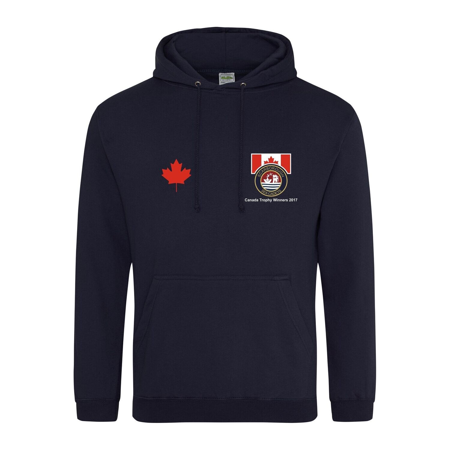 Scarborough Adults' Navy Sea Cadets Hoodie (Canada Trophy Edition) JH001