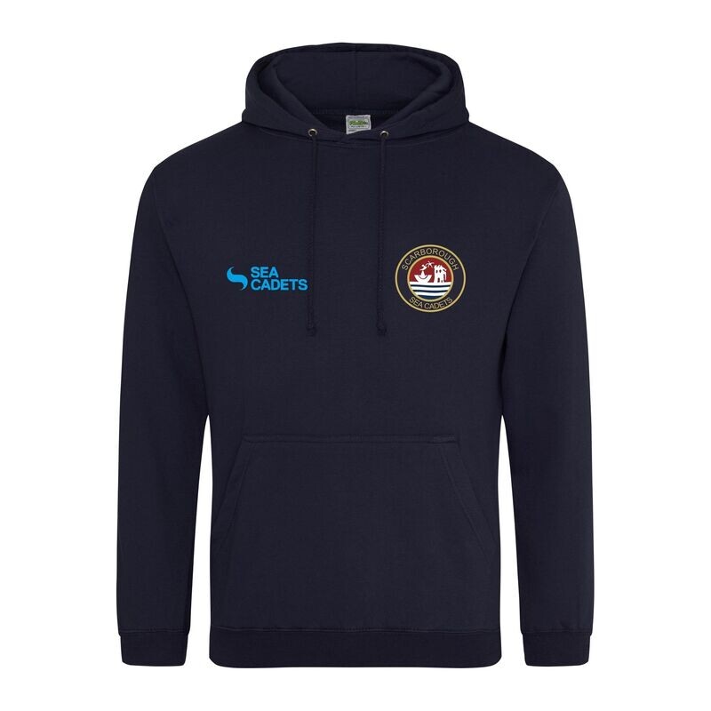 Scarborough Adults' Navy Blue Sea Cadets Hoodie JH001 Scarborough Adults' Navy Blue Sea Cadets Hoodie JH001