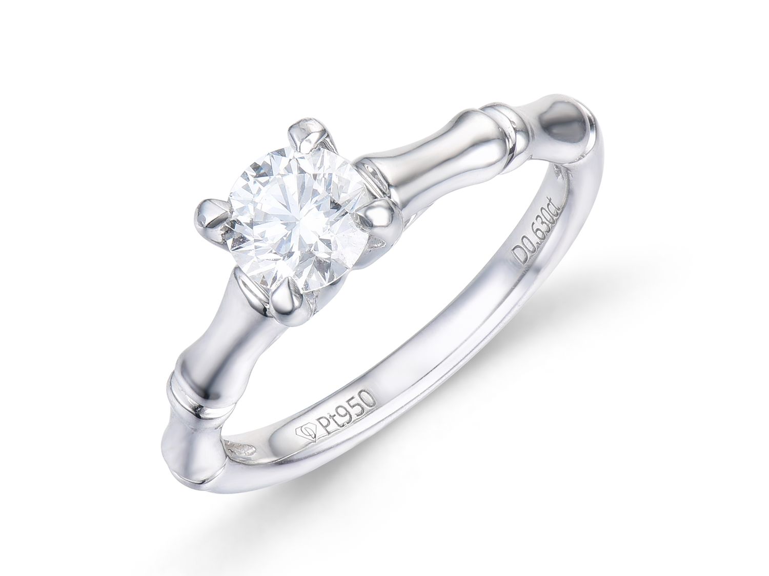 Pt950钻石戒指