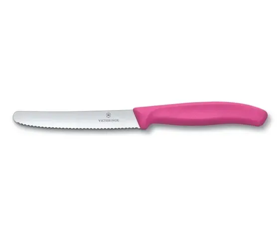 Victorinox Steak &amp; Tomato Pink Handle Knife