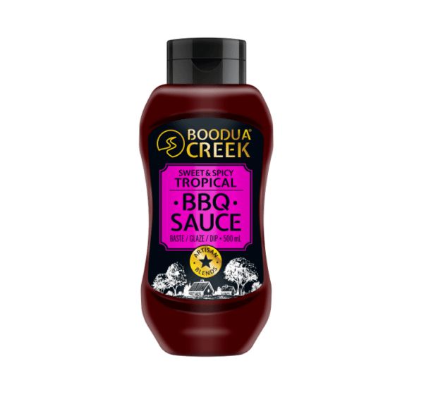 Boodua Creek Sweet and Spicy Tropical BBQ Sauce 500ml