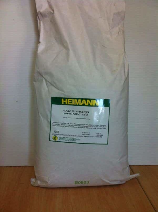 Heimann Hamburger Premix #139 10kgs