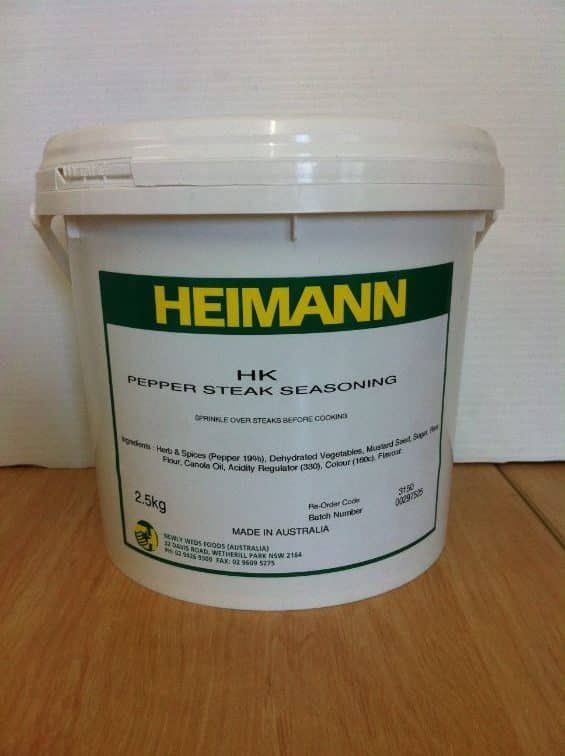 Heimann HK Pepper Steak Seasoning 2.5kgs