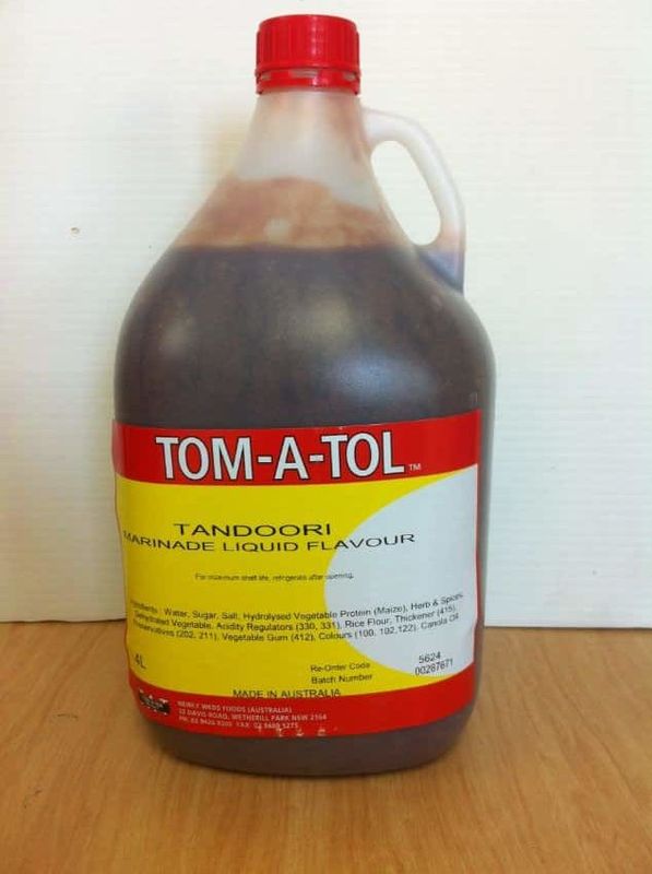 Tom-A-Tol Tandoori Marinade 4ltr