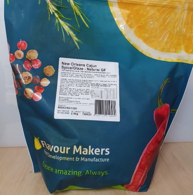 Flavour Makers New Orleans Cajun Spice/Glaze 2.5kgs