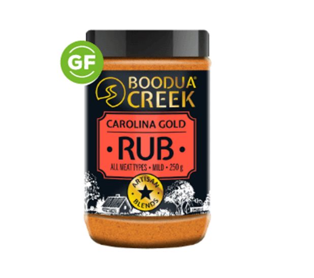 Boodua Creek Carolina Gold Rub 250g Boodua Creek Carolina Gold Rub 250g