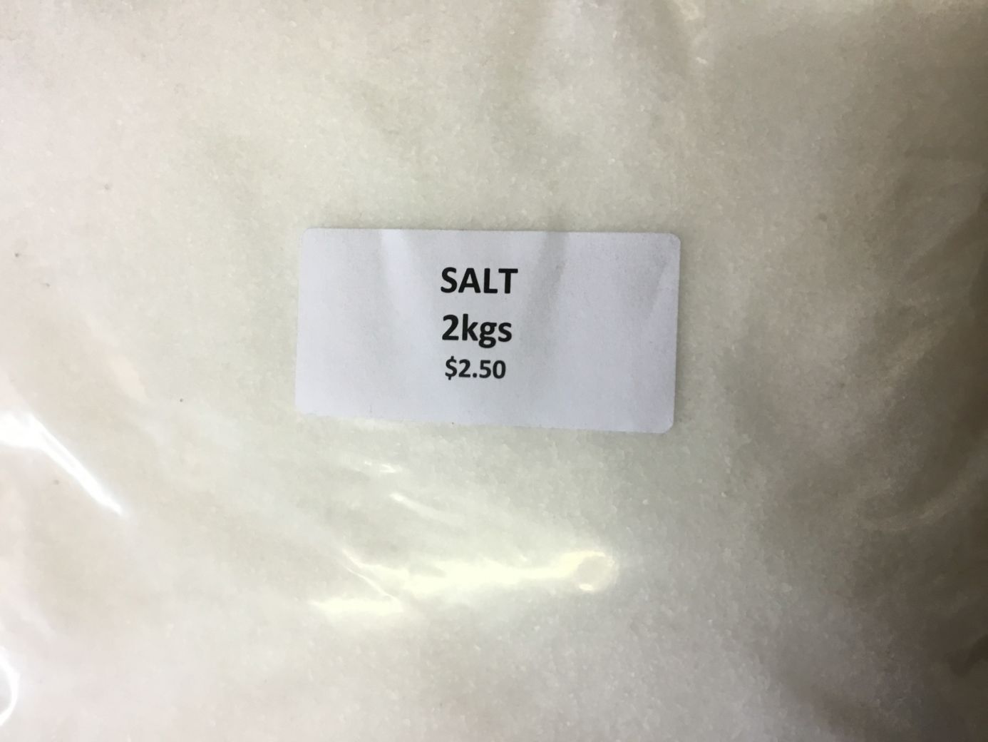 Salt Fine 2kg Bag