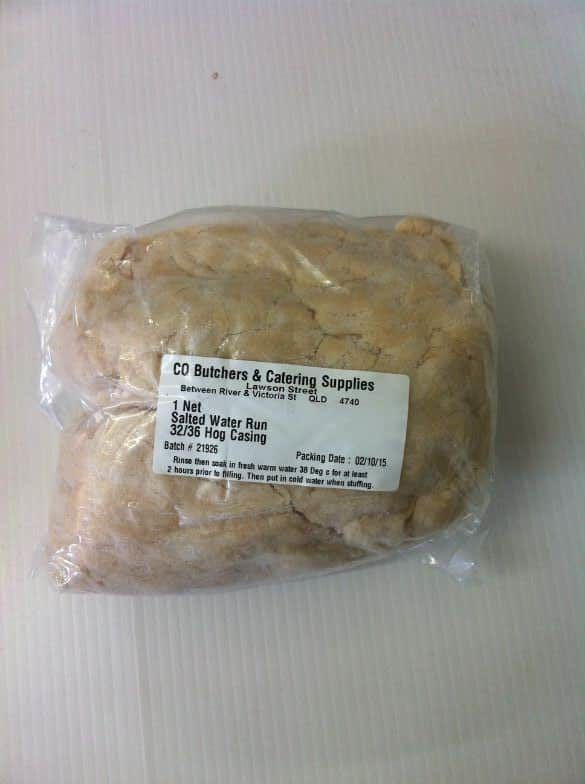 Salted Superior Hog Casings 32/36mm