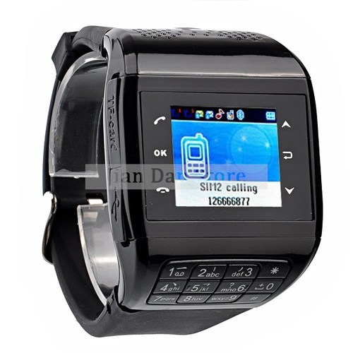 1.5-inch Touch Screen Dual Sim Bluetooth Spy Camera Watch Cellphone
