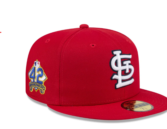 RED STL Cardinals  Jackie Robinson Day 2025 59FIFTY Fitted