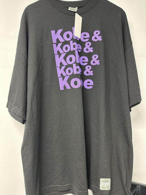Blk-3XL-Kobe &amp; Kobe Tshirt