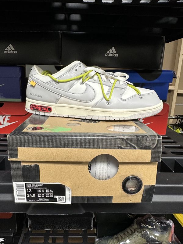 Sz 13 - Off White Dunk Lot 8