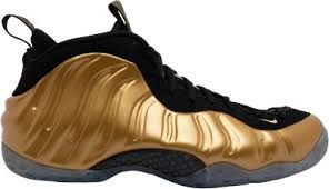 Used- Size 13 Nike Air Foamposite One Metallic Gold