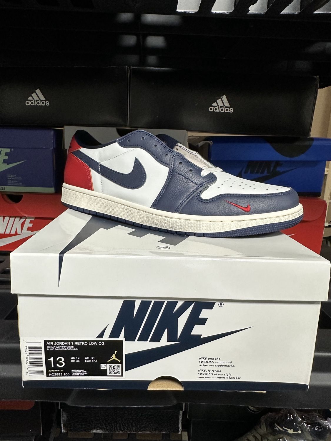 Sz 13- Jordan 1 low Howard