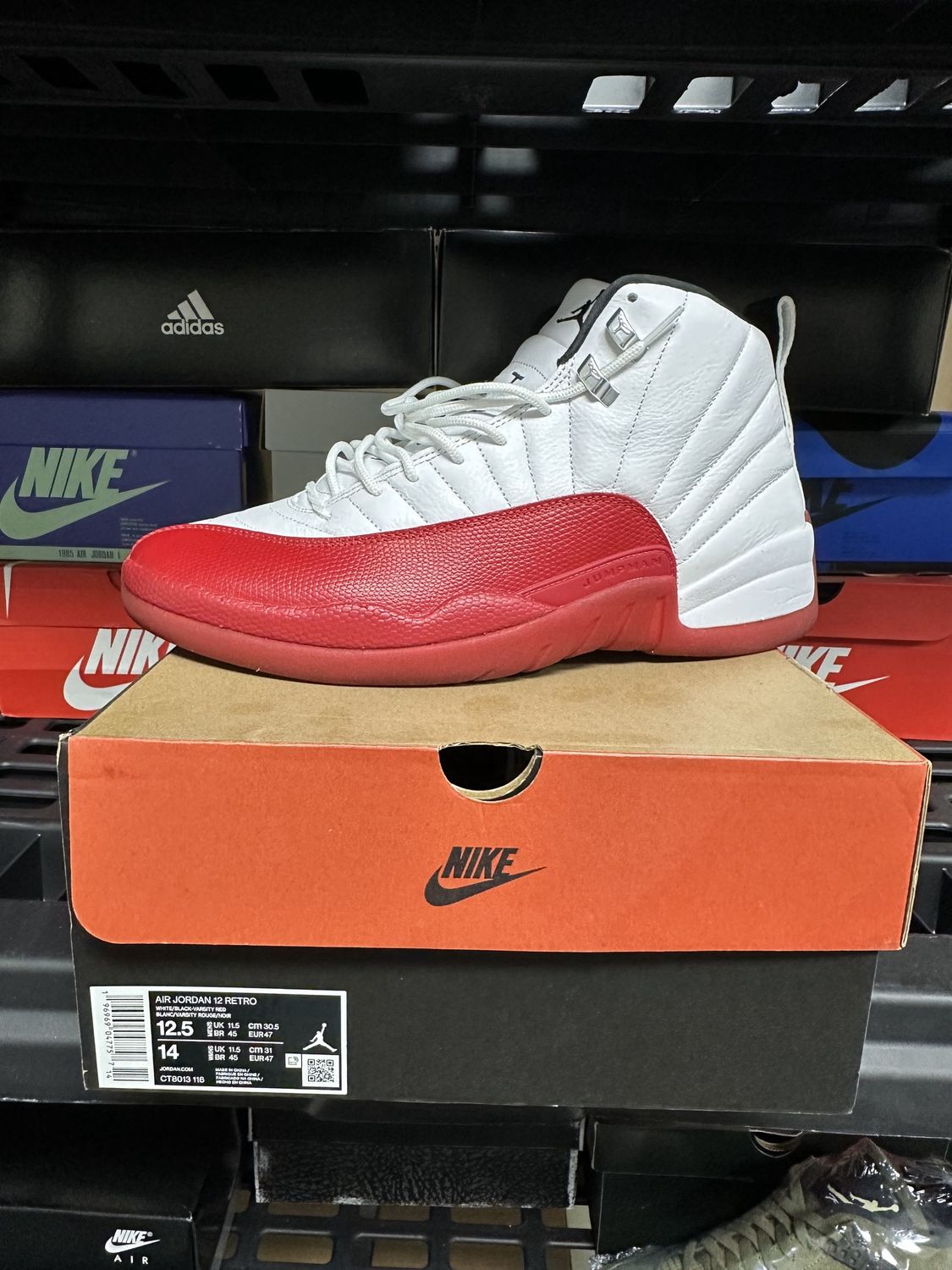 Used Sz 12.5 Jordan 12 Retro Cherry (2023)