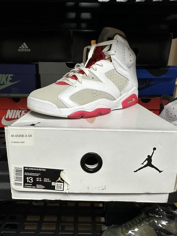 Used-Sz 13- Jordan 6 Hare