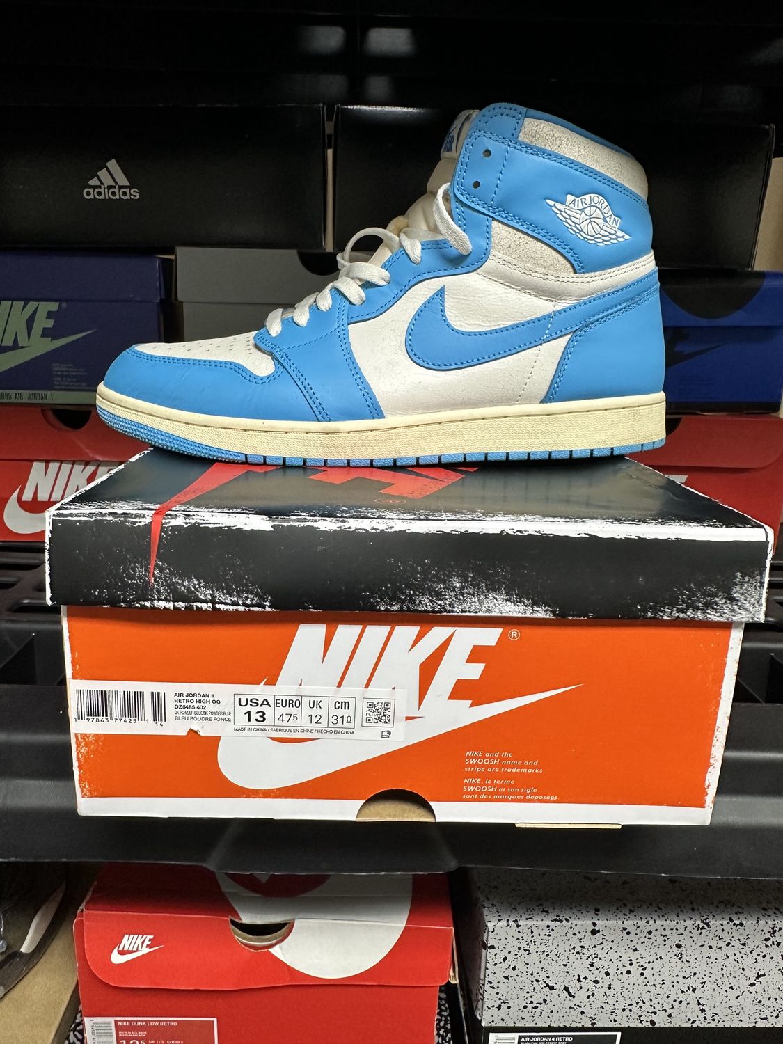 USED-Jordan 1 UNC Reimagined Men's Size 13