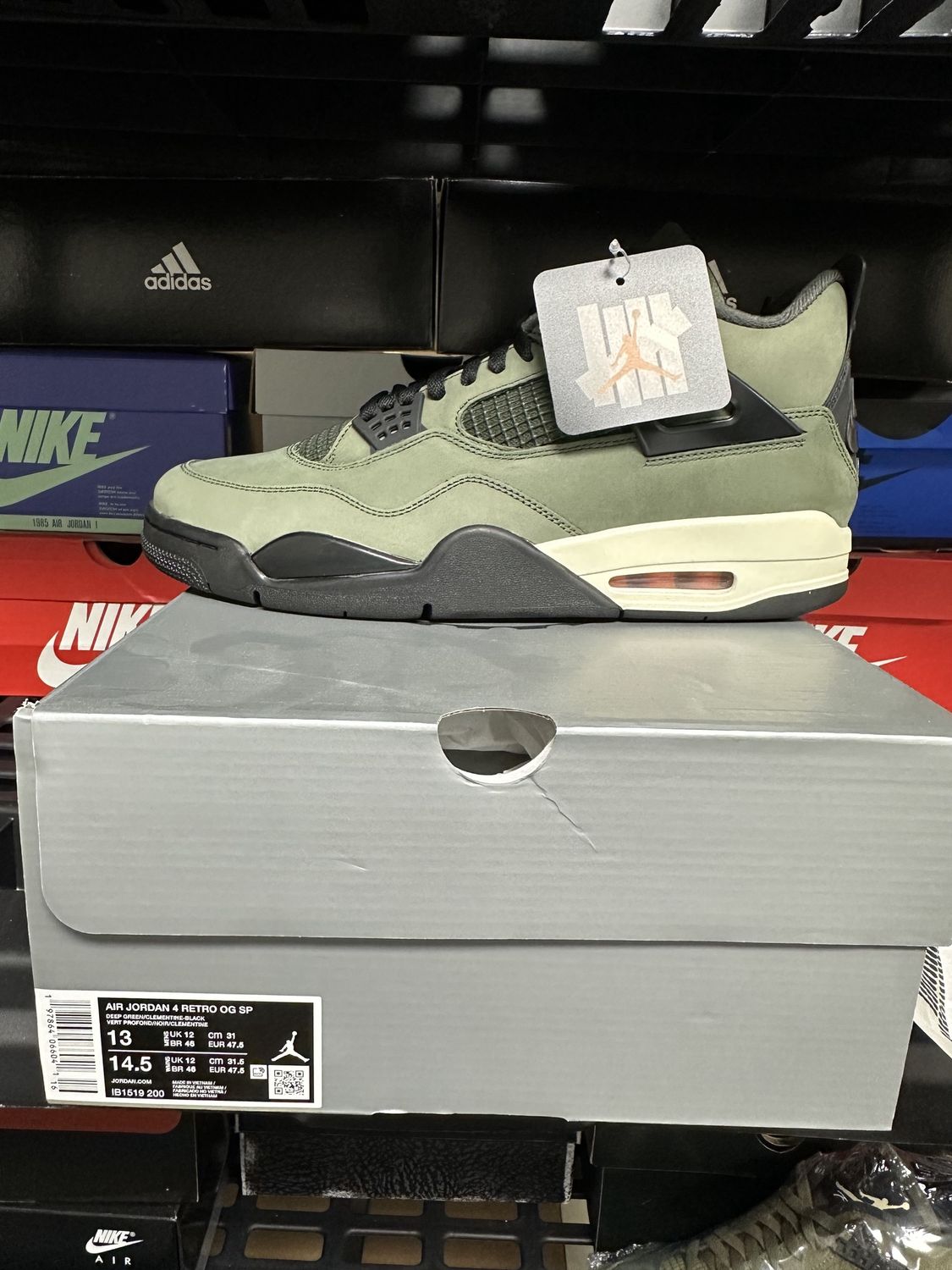 Size 13- Jordan 4 UNDFTD