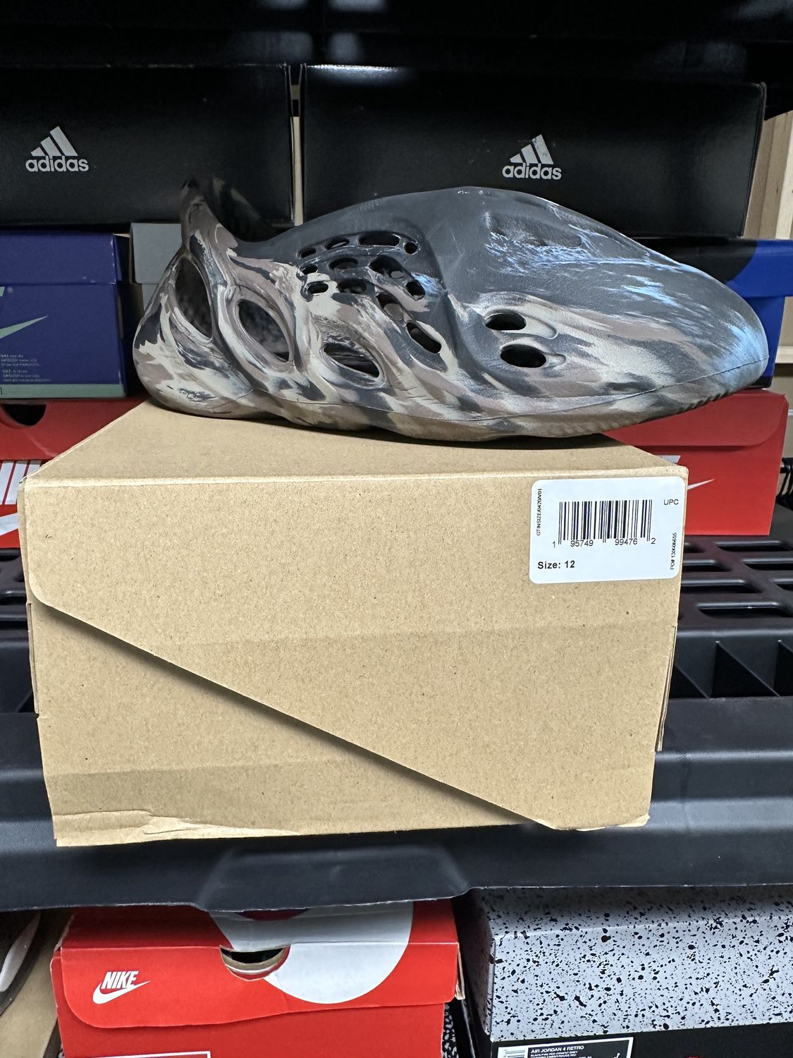 USED-Adidas Yeezy Foam Runner  Size 12 MX Cinder